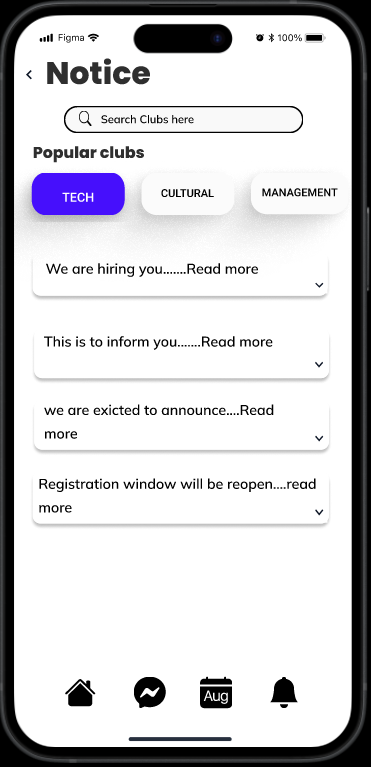 College Clubs Management